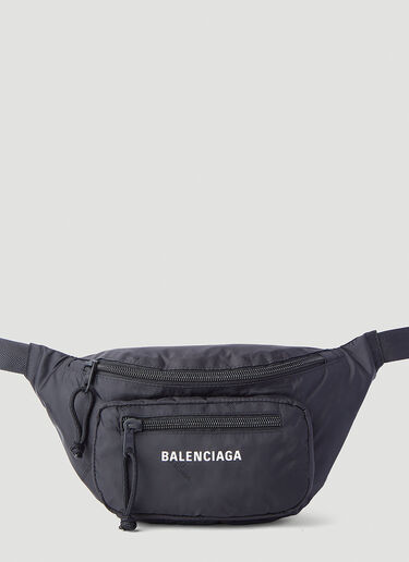 Balenciaga Expandable Belt Bag Black bal0144029
