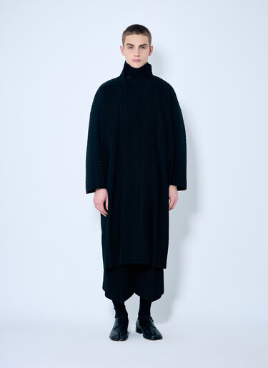 Homme Plissé Issey Miyake 褶裥外套 黑色 hmp0159009