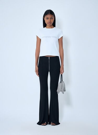 Alexander Wang High-rise Flared Pants Black awg0263006