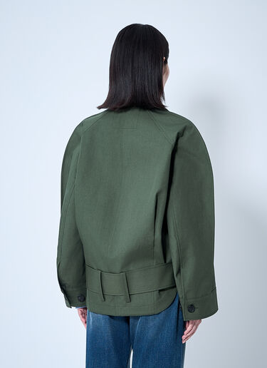 JW Anderson Rounded Blouson Jacket Olive jwa0260001