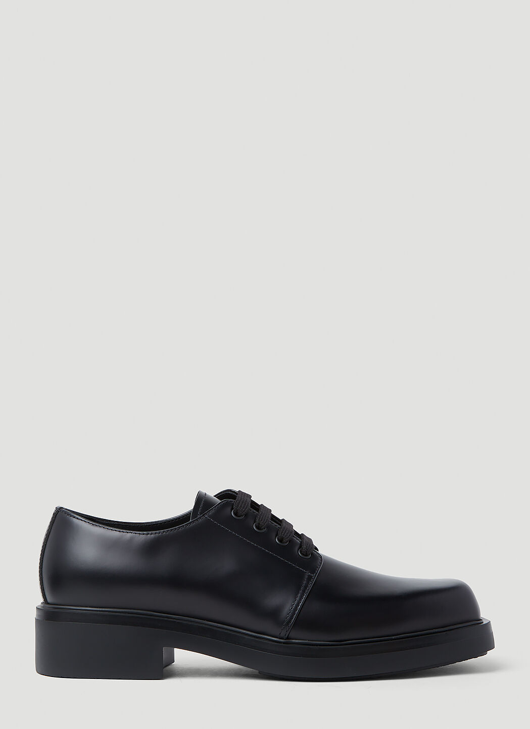 Comme des Garçons Homme Plus Brushed Leather Derby shoes Black hpl0156006