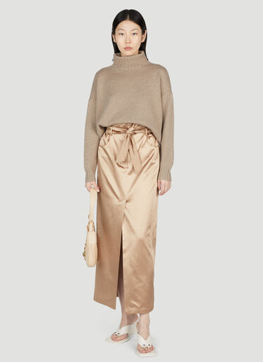 Max Mara Gianna Turtleneck Sweater Beige max0254073