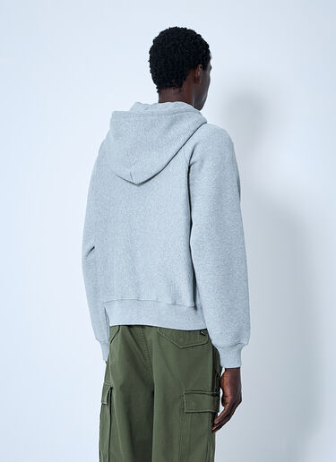 Stüssy Hooded Zip-Up Sweatshirt Grey sts0160012