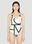 TOTEME Monogram Swimsuit White tot0253002
