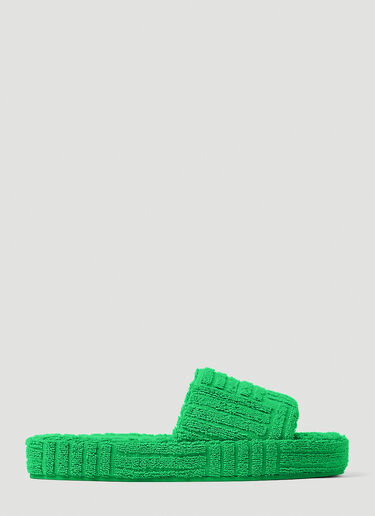 Bottega Veneta Resort Sponge Slides Green bov0249075