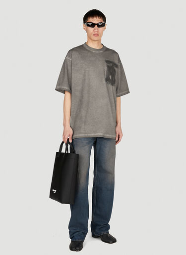 Burberry 花押字 T 恤 灰色 bur0152021