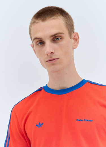 adidas by Wales Bonner 徽标刺绣 T 恤 红色 awb0357014