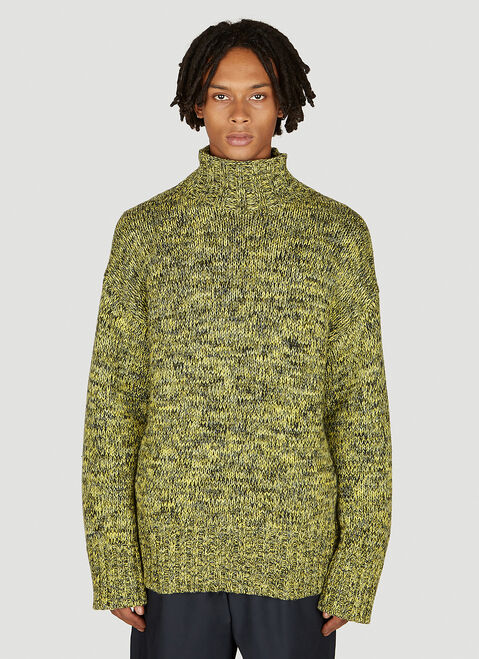 Jil Sander+ Marled Wool Knit Sweater 옐로우 jsp0153006