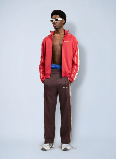 Palm Angels Classic Logo Vintage Track Jacket Red pma0164146