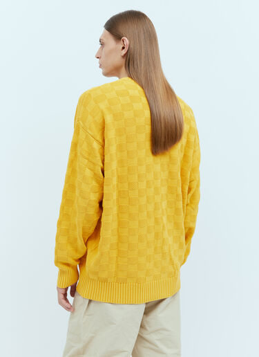 Patta Purl Ribbed Knit Sweater Yellow pat0154004