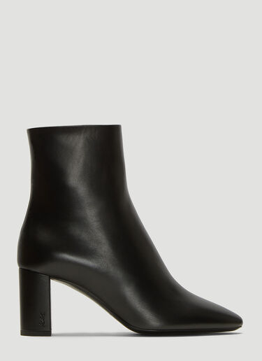 Saint Laurent Lou Ankle Boots Black sla0237022