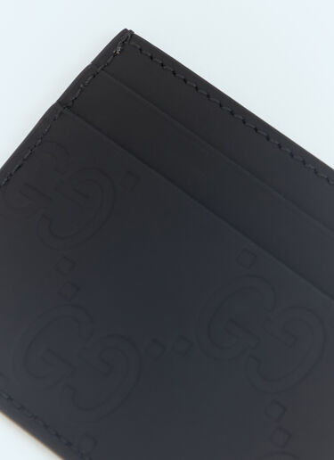 Gucci GG 고무 효과 카드홀더 블랙 guc0155115