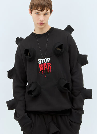 Stop War Necklace Walter Van Beirendonck Stop War Necklace Black wlt0158028