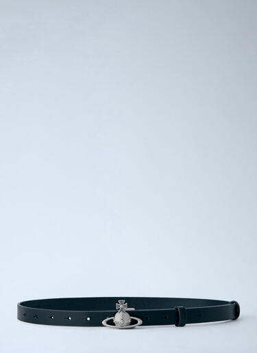 Small Orb Buckle Belt Vivienne Westwood Small Orb Buckle Belt Black vvw0263034