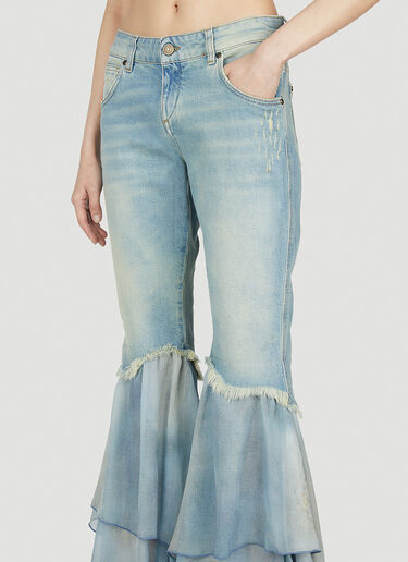 Blumarine Flounce Jeans Blue blm0252033