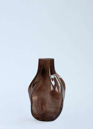 101 Copenhagen Contoured Glass Vase Grey wps0692019