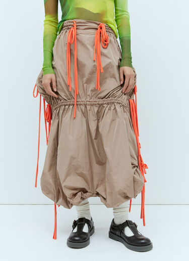 Paula Canovas del Vas Parachute Skirt Beige pcd0254014
