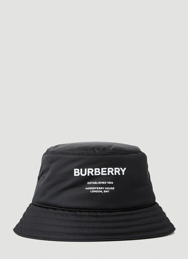 Burberry 尼龙衬垫渔夫帽 黑色 bur0348001