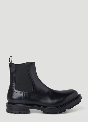 Alexander McQueen Tread Chelsea Boots Black amq0146039