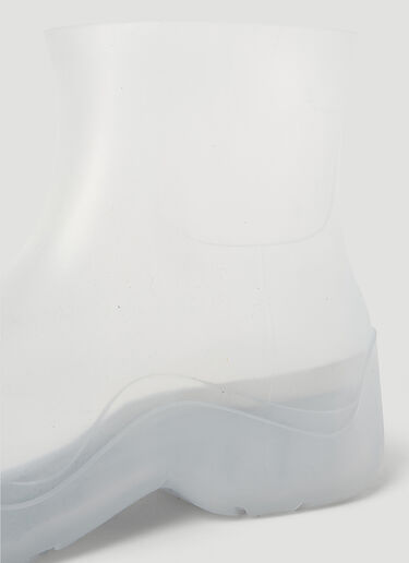 Bottega Veneta Puddle Glass Boots White bov0250045
