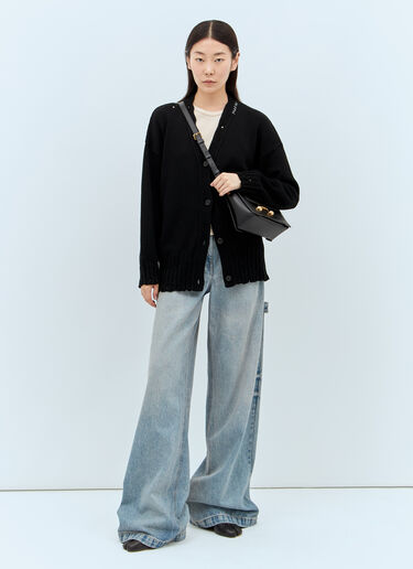 Marni Dishevelled 棉质开衫 黑色 mni0257003