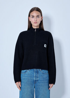 Carhartt WIP Detroit Half Zip Sweater Black wip0265015
