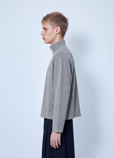 LN-CC® - Our Legacy: Shrunken Fullzip - Grey Our Legacy Shrunken Fullzip Grey our0165013