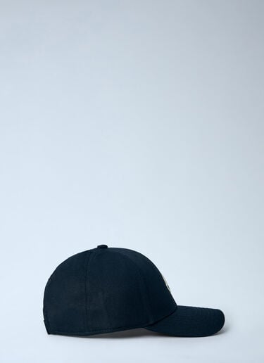 LN-CC® - Moncler: Embroidered Logo Cap - Black Moncler Embroidered Logo Cap Black mon0165054