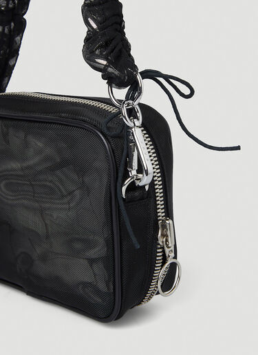 KARA Tulle Camera Shoulder Bag Black kar0247007