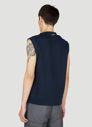 Thom Browne Logo Patch Tank Top Navy thb0152007