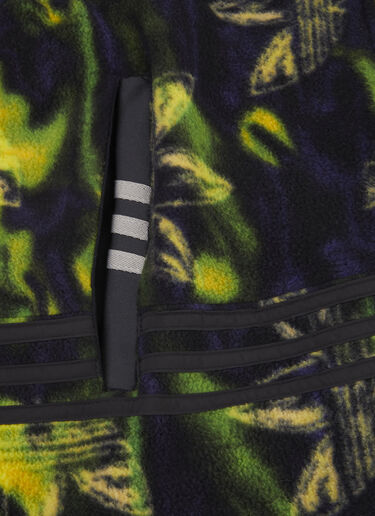 DRx FARMAxY FOR LN-CC x adidas Upcycled Zip-Front Sweatshirt Black drx0345016