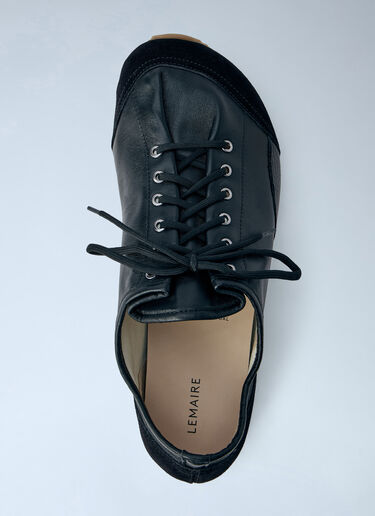 LN-CC® - Lemaire: Gummy Grip Sneakers - Black Lemaire Gummy Grip Sneakers Black lem0166024