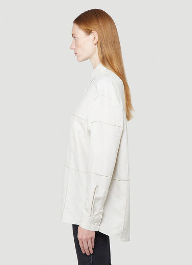 Jacquemus La Chemise Carro Shirt Beige jac0242023