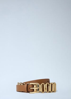 Miu Miu Chain Belt Brown miu0263045