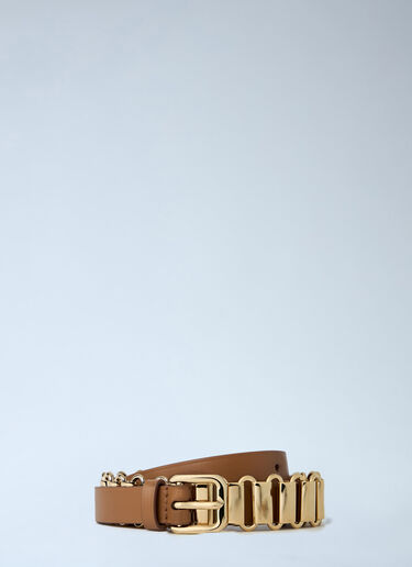 Chain Belt Miu Miu Chain Belt Brown miu0263045