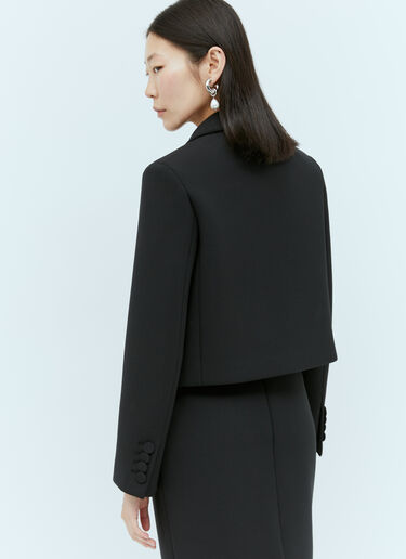 Neoprene Cropped Blazer Gucci Neoprene Cropped Blazer Black guc0254005