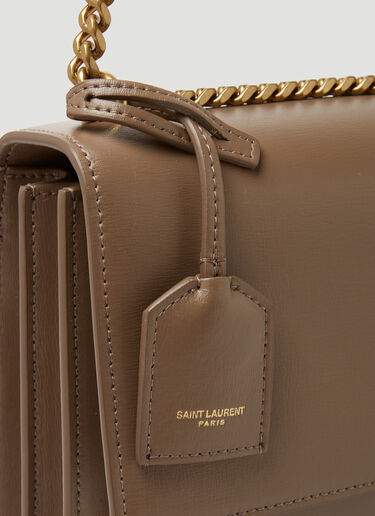 Saint Laurent Sunset Shoulder Bag Brown sla0248084