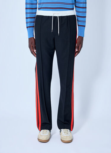 LN-CC® - Wales Bonner: Energy Trousers - Black Wales Bonner Energy Trousers Black wbn0166007