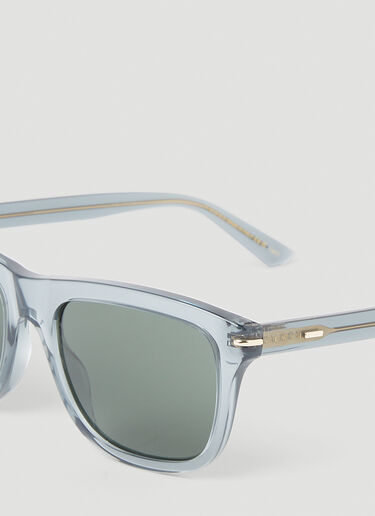 Gucci Rectangular Frame Sunglasses Green gus0154004