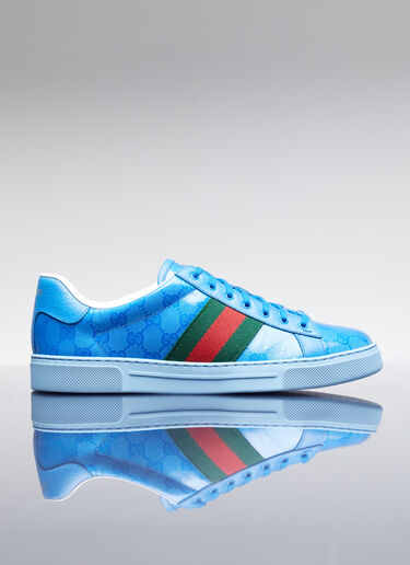 Gucci GG Crystal Canvas Sneakers Blue guc0154031