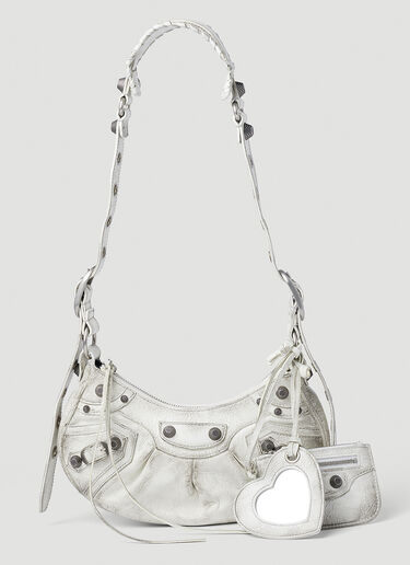 Balenciaga Le Cagole XS Shoulder Bag White bal0252088