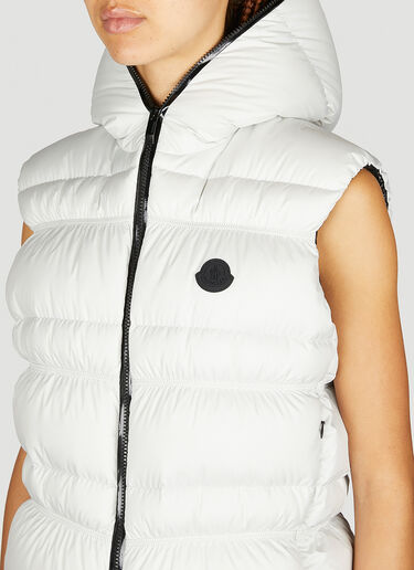 Weser Down Gilet Moncler Weser Down Gilet White mon0253003