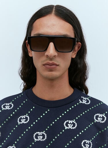 Gucci Crystal Logo Sweatshirt Black guc0154016