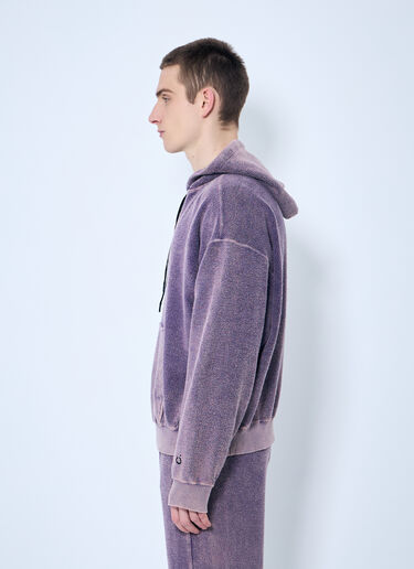 NÒMARYTHM TEXTILE Hand-Dyed Twist Hooded Sweatshirt Purple nma0158012