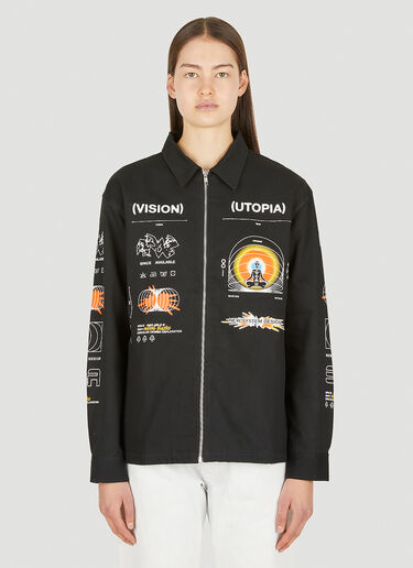 Space Available Utopia Work Jacket Black spa0350009