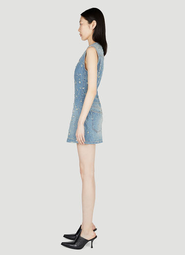 Acne Studios Tunic Dress Blue acn0252007