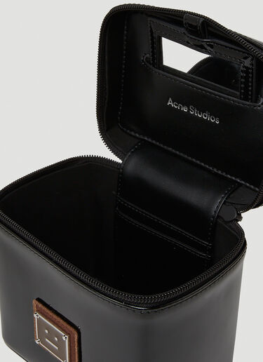 Acne Studios Face Plaque Vanity Handbag Black acn0251008