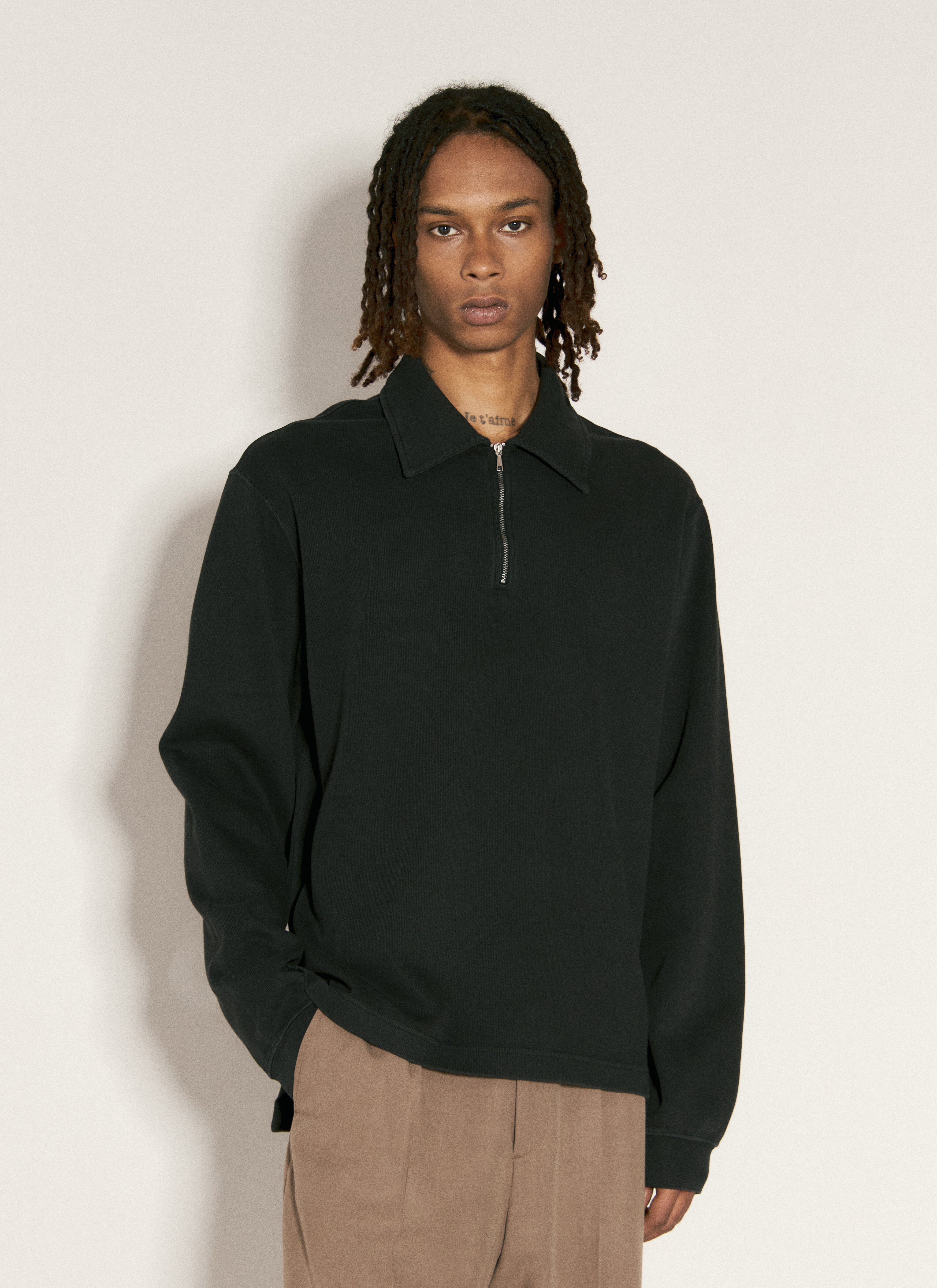 The Row Lad Sweatshirt Blue row0156002