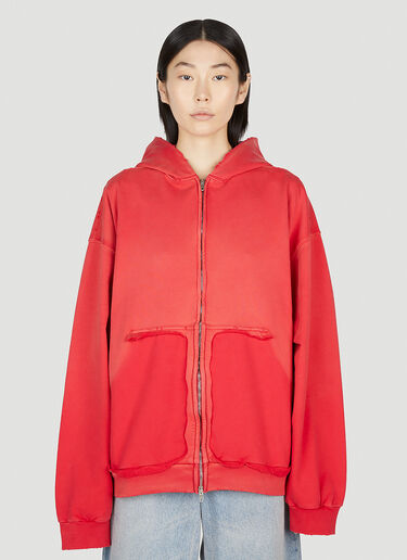 Balenciaga 徽标印花连帽运动衫 红色 bal0252032