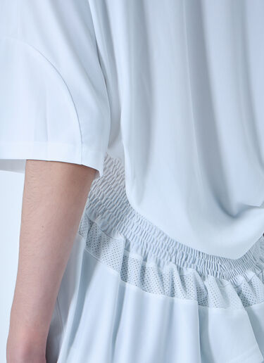 LUEDER Shirred Football T-Shirt White ldr0364009